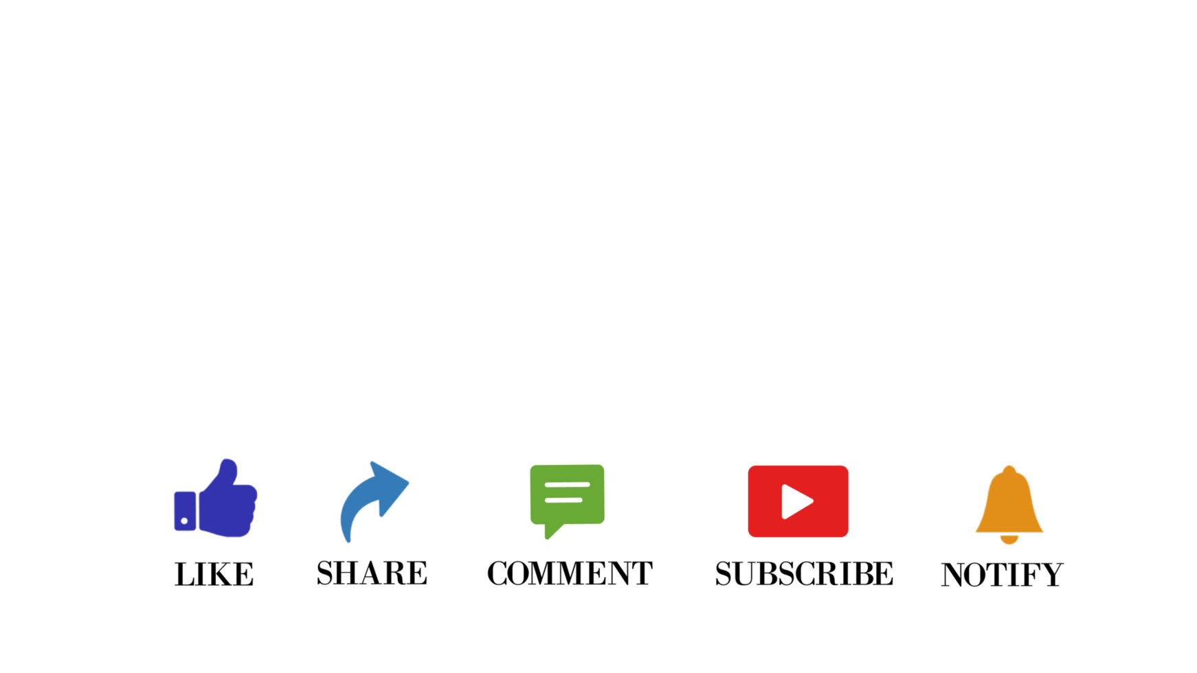 Like share comment Subscribe and bell notify button for social media png
