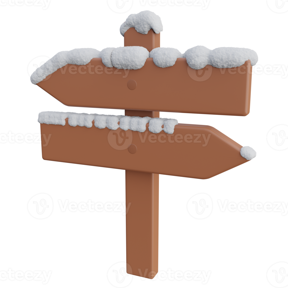 neve direzione tavola 3d interpretazione icona illustrazione, inverno stagione png