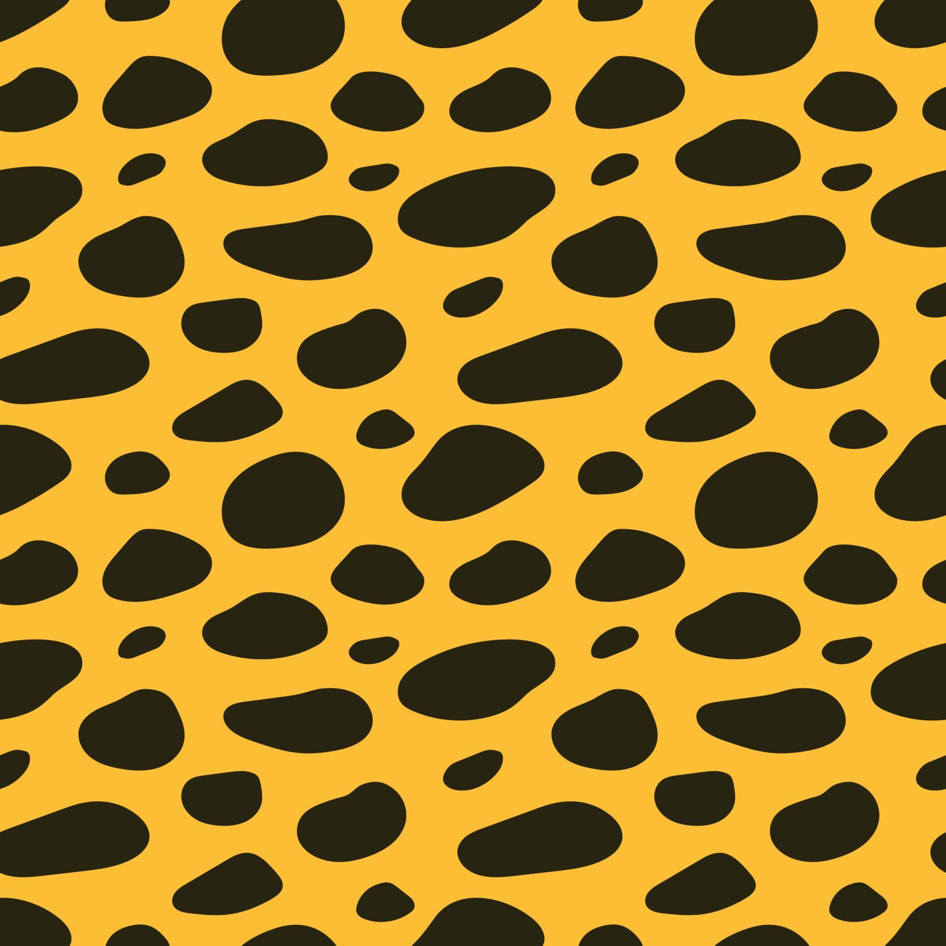 Cheetah spots seamless pattern. Vector repeating background. EPS10