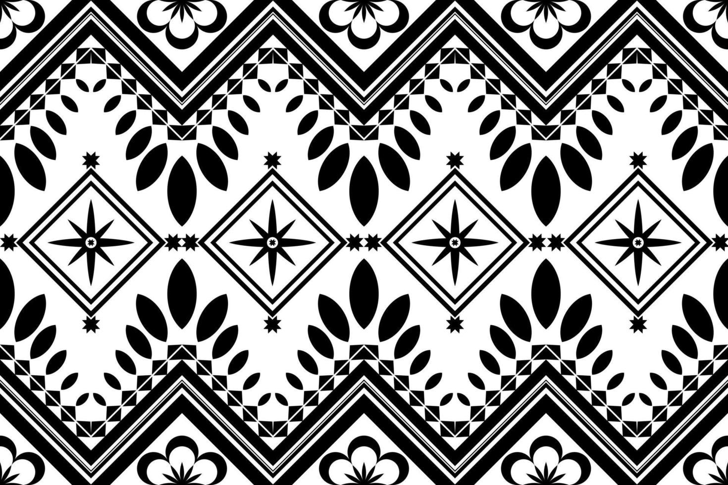 Seamless geometric ethnic oriental pattern. vector