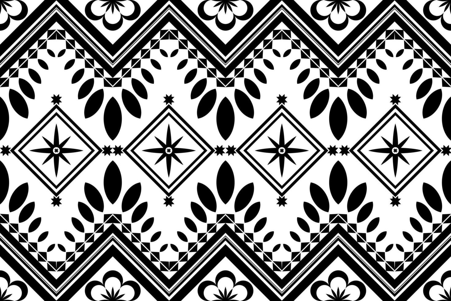 Seamless geometric ethnic oriental pattern. vector