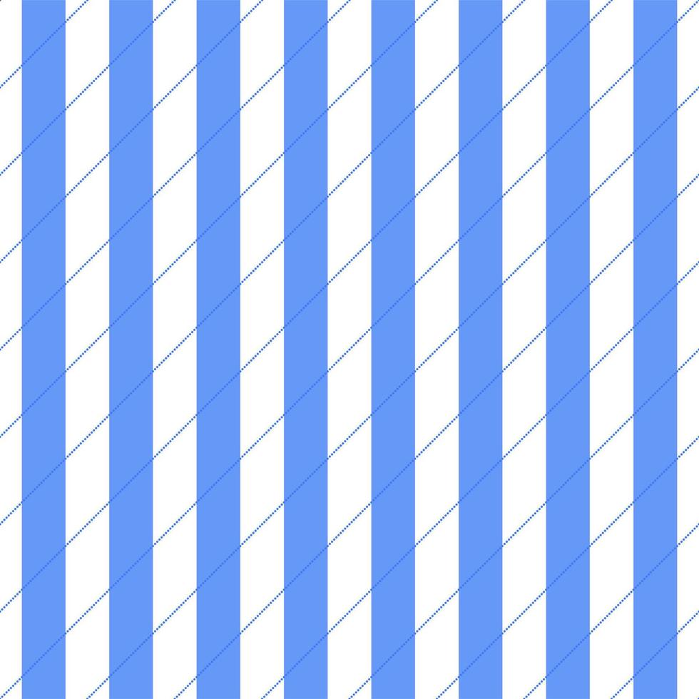 Seamless square pattern. Vertical blue bar with diagonal blue circle dots. white background. vector