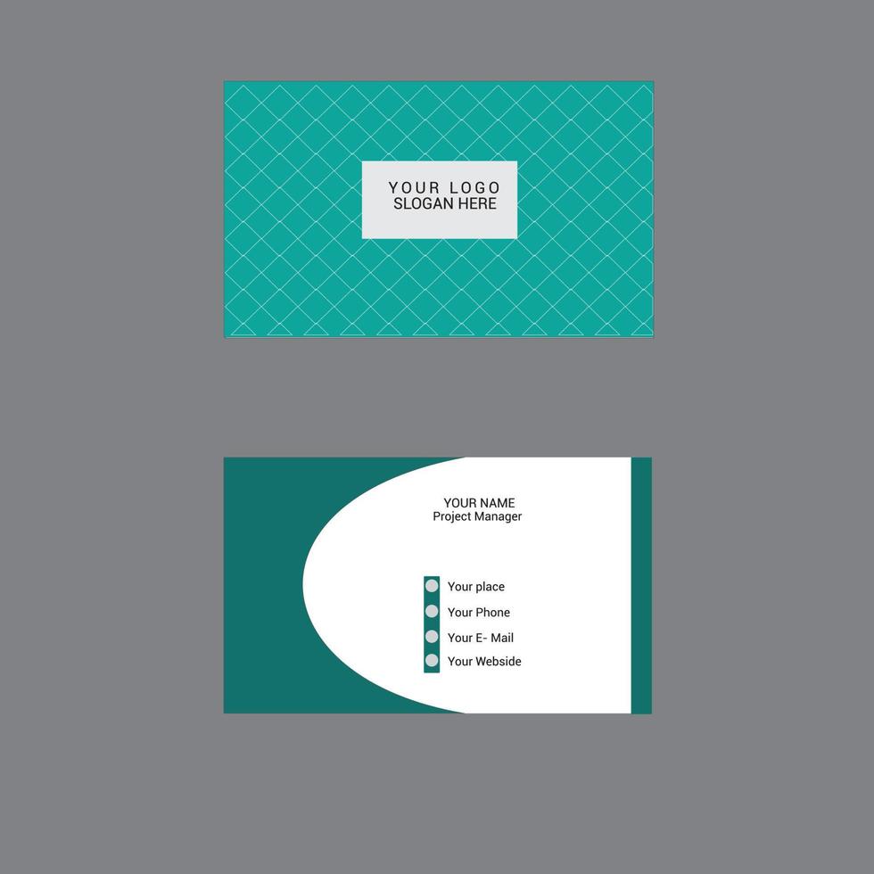 Business Card Design vector