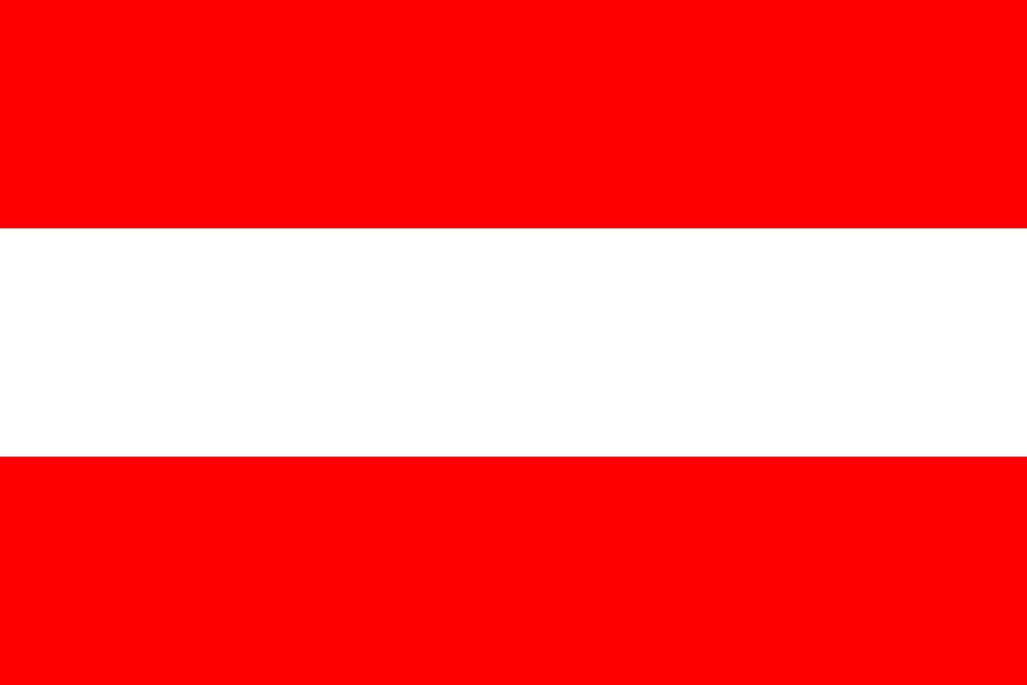 Vector image for Austria flag.