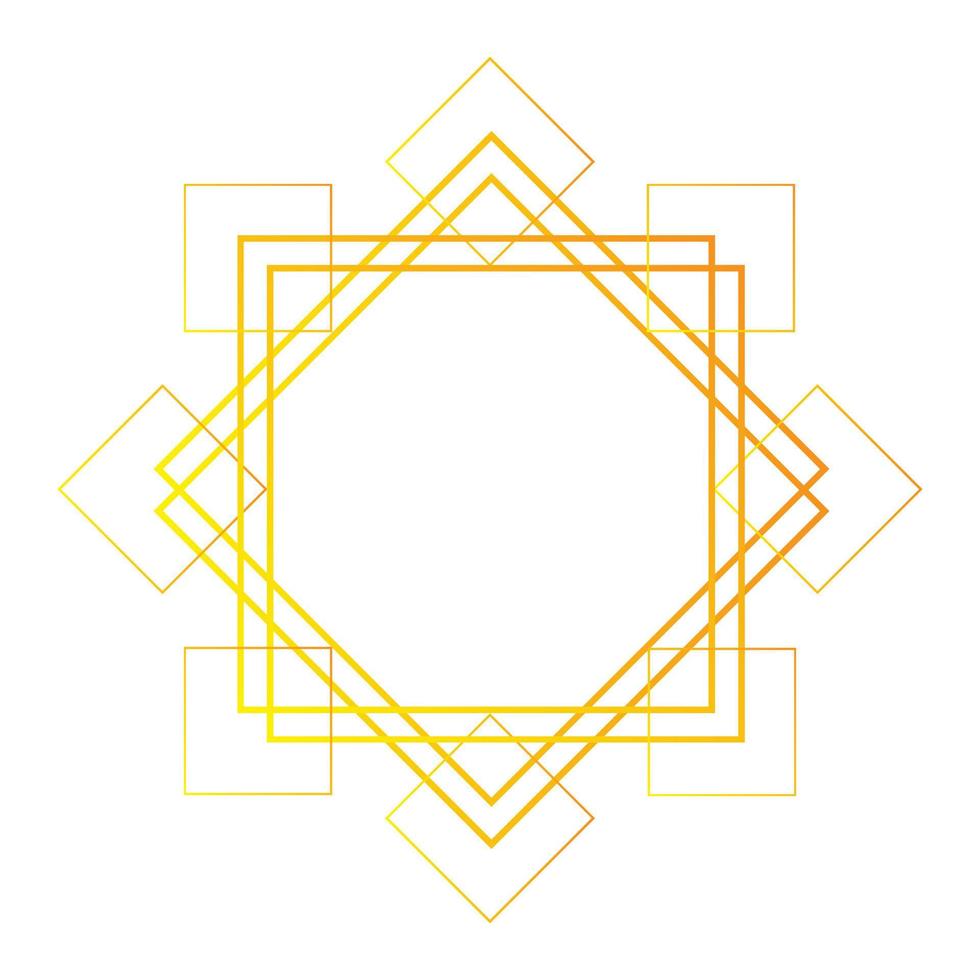 Round Border Line Vector