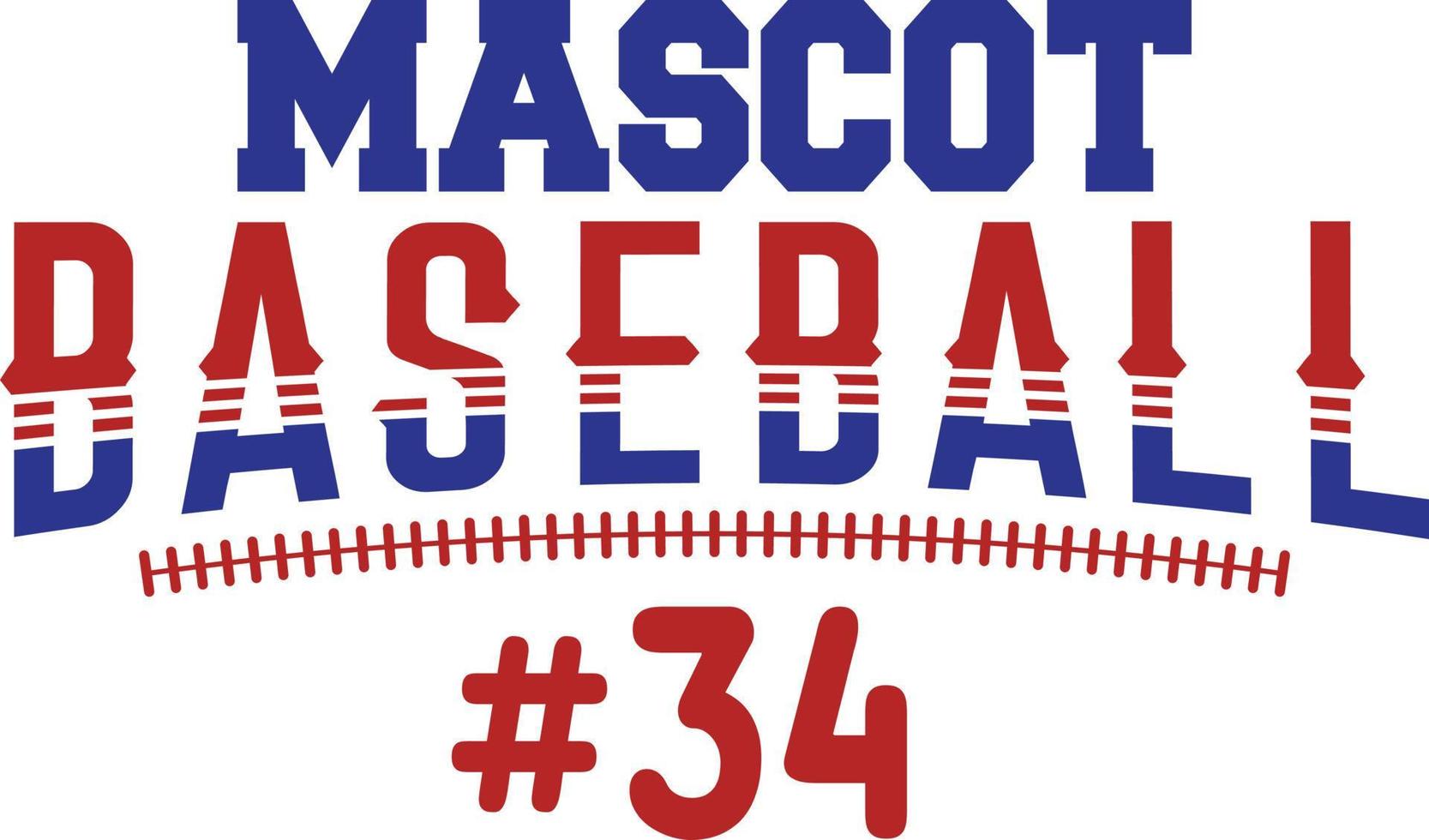 mascota béisbol 34 vector