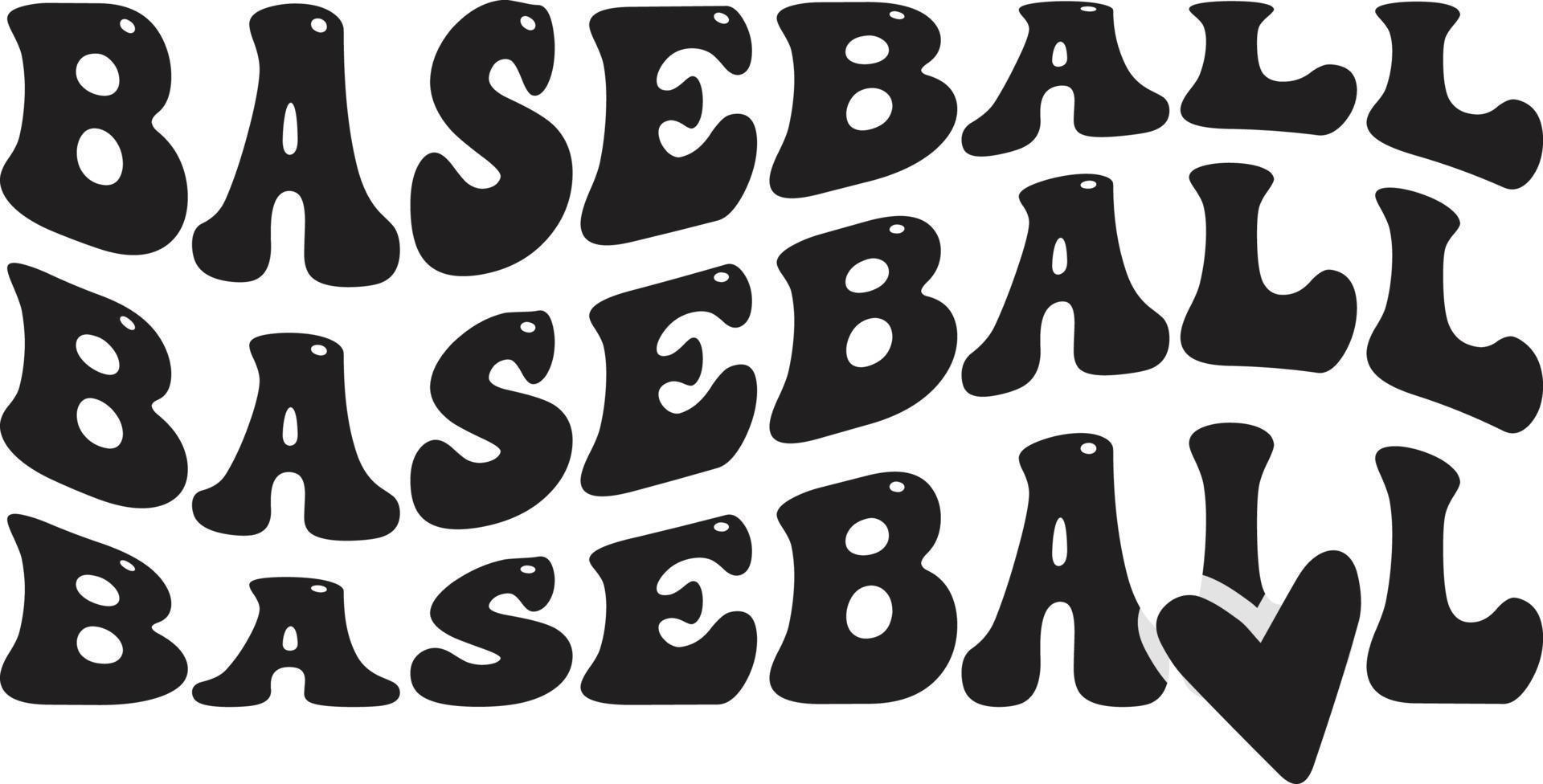 béisbol béisbol béisbol vector