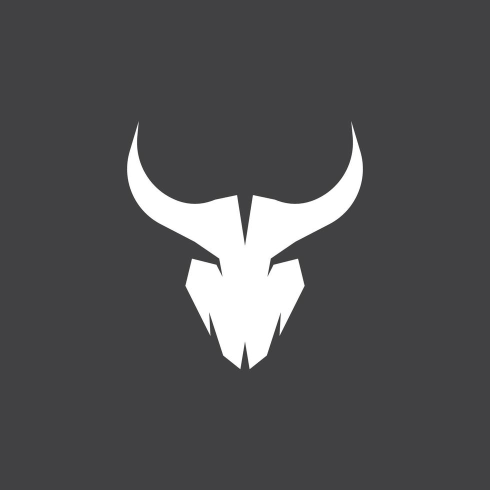 Bull Horn Logo Vector Template