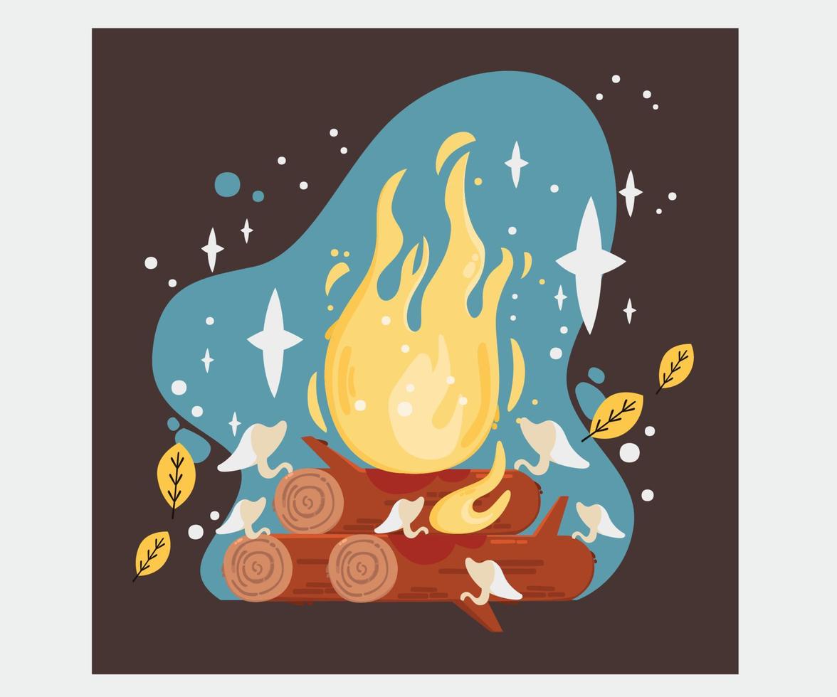 Fire Background Illustration vector