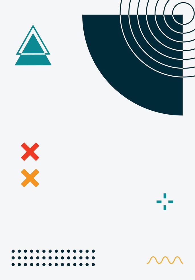 Minimalist Geometric Background vector
