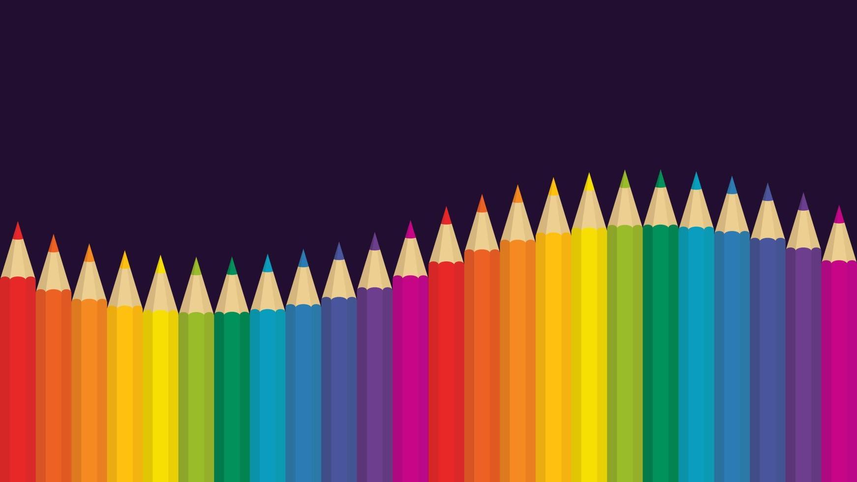 Banner with abstract color wave. vector