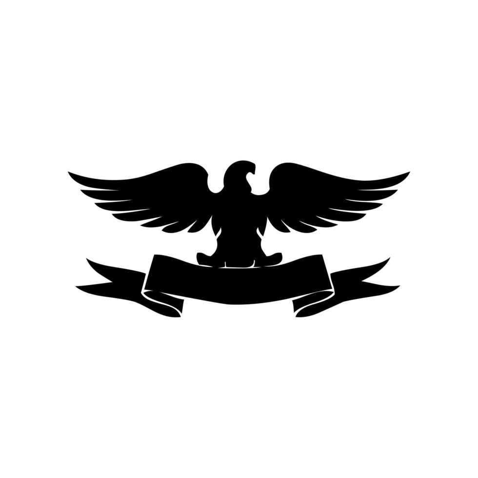 eagle logo vector. eagle silhouette various design models, eagle head icon silhouette is very suitable for use in t-shirts, tattoos, and other design elements. vector