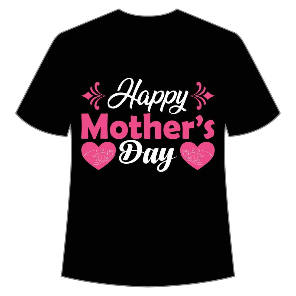 contento de la madre día camisa impresión plantilla, tipografía diseño para mamá mamá mamá hija abuela niña mujer tía mamá vida niño mejor mamá adorable camisa vector