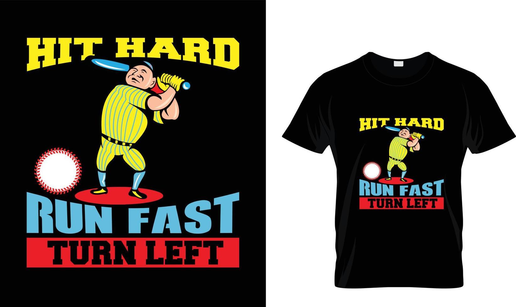 BASEBALL T-SHIRT DESIGN FREE VECTOR