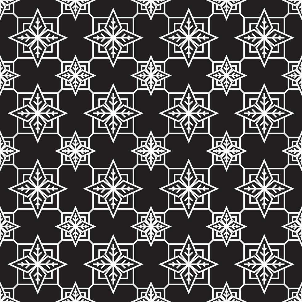 seamless geometric tile pattern vector