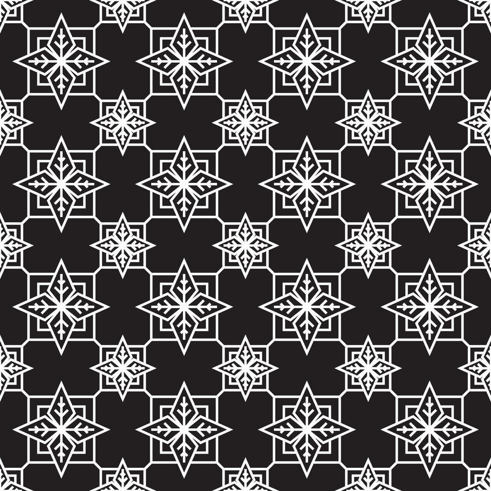 seamless geometric tile pattern vector