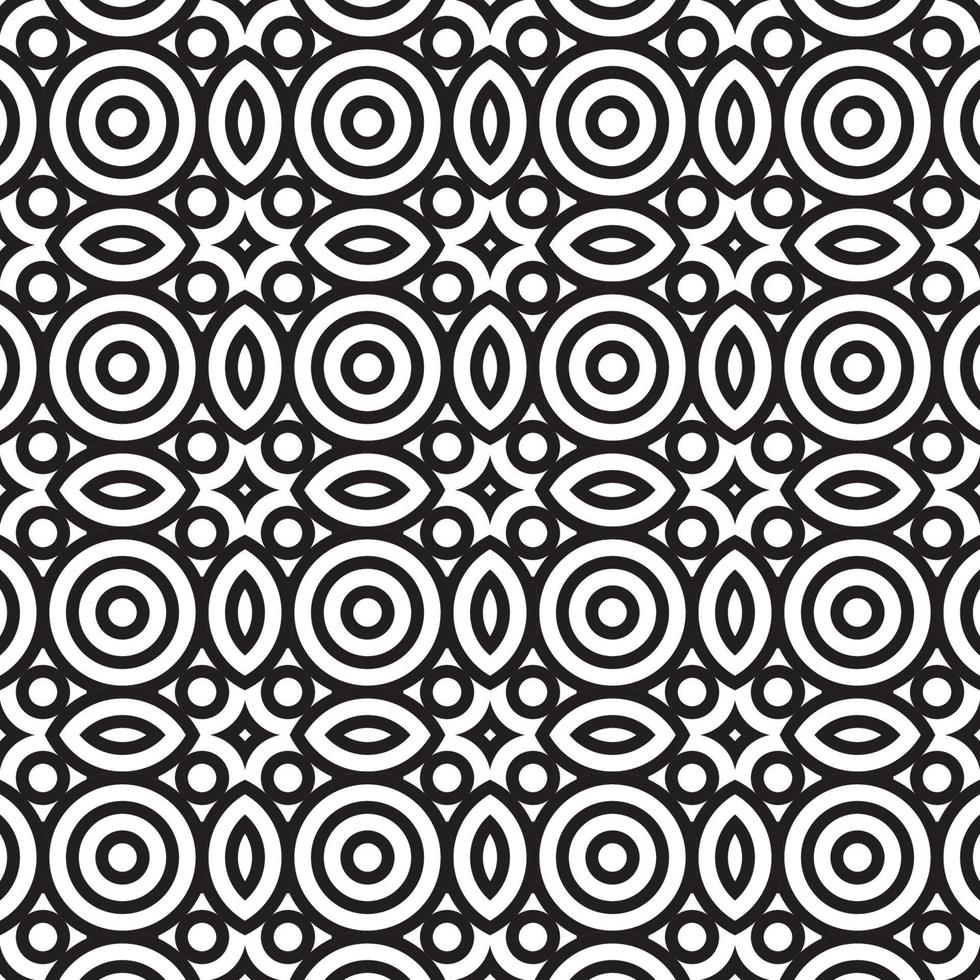 seamless abstract circle pattern vector