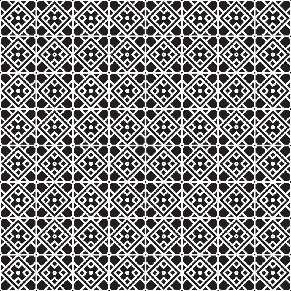 seamless geometric tile pattern vector