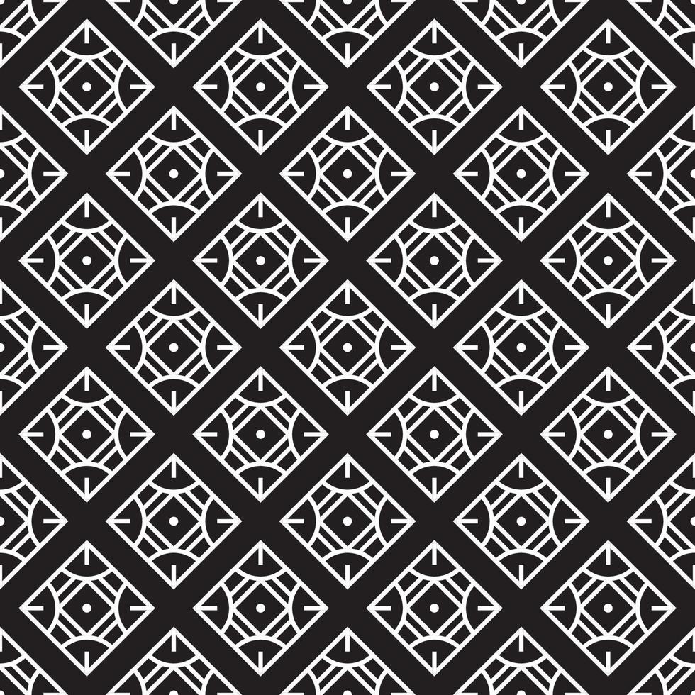 seamless geometric tile pattern vector