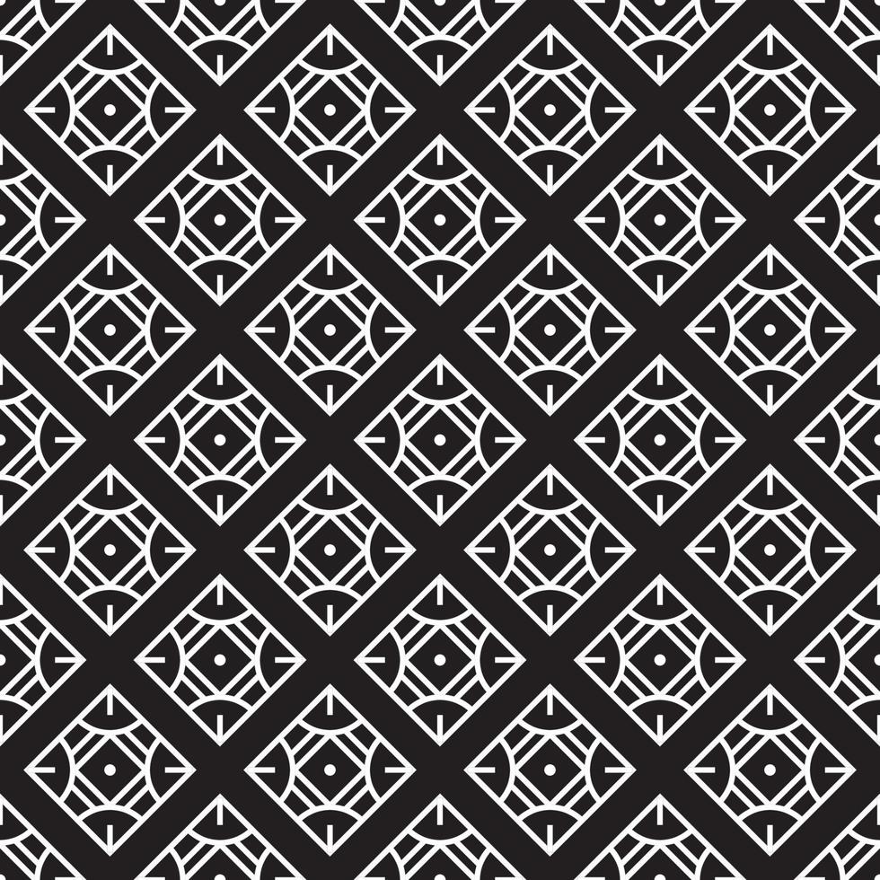 seamless geometric tile pattern vector