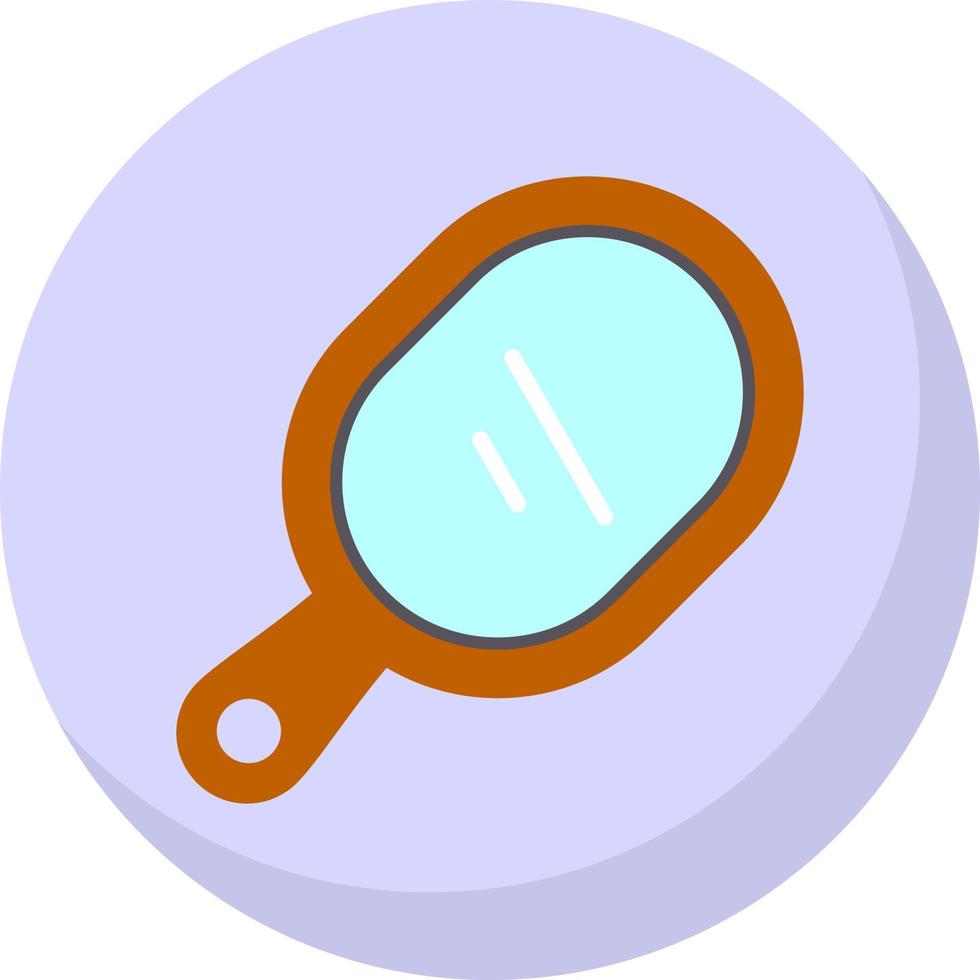 Hand Mirror Vector Icon Design