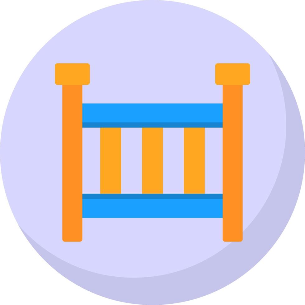 Crib Vector Icon Design