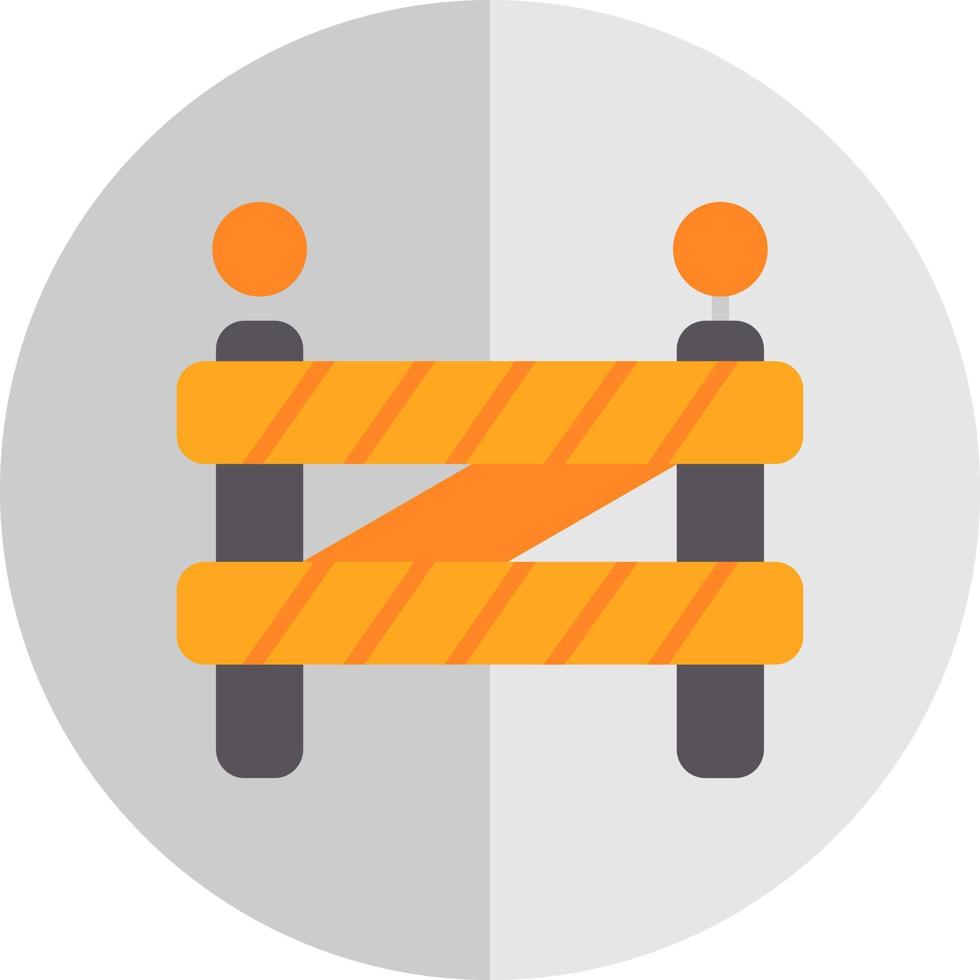 Police Line Vector Icon Design