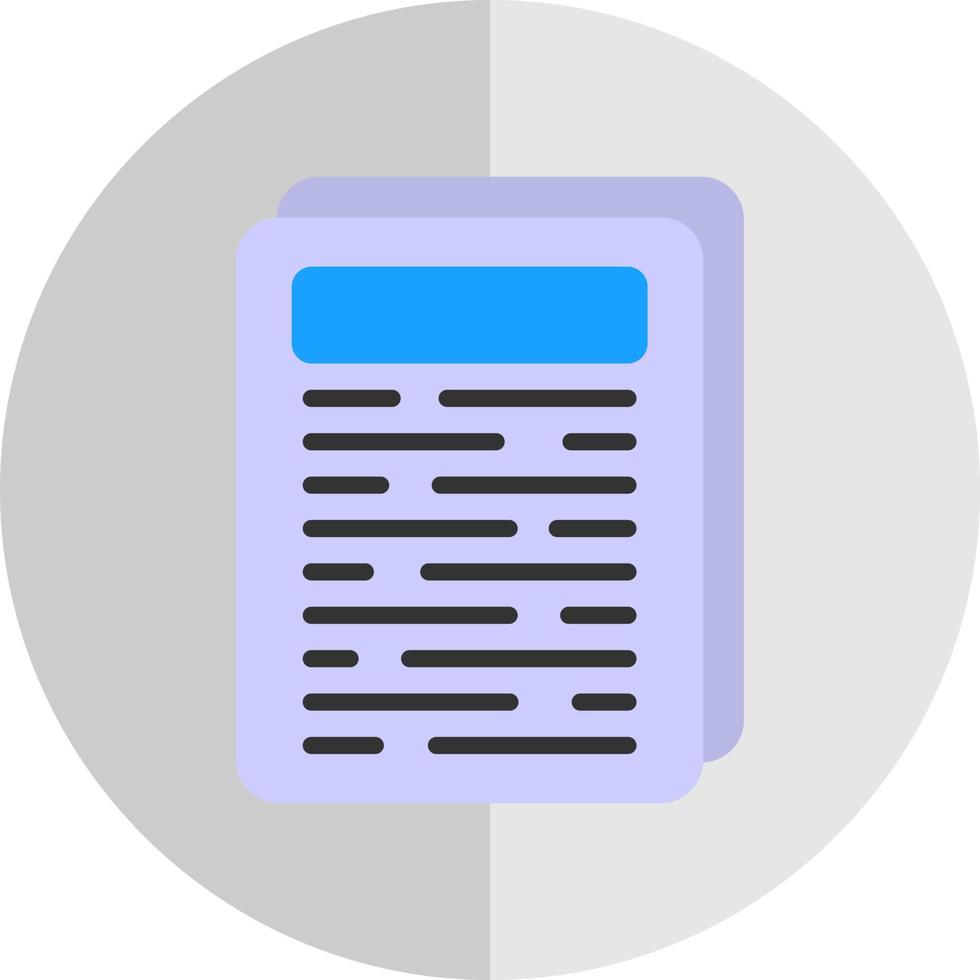 Document Vector Icon Design