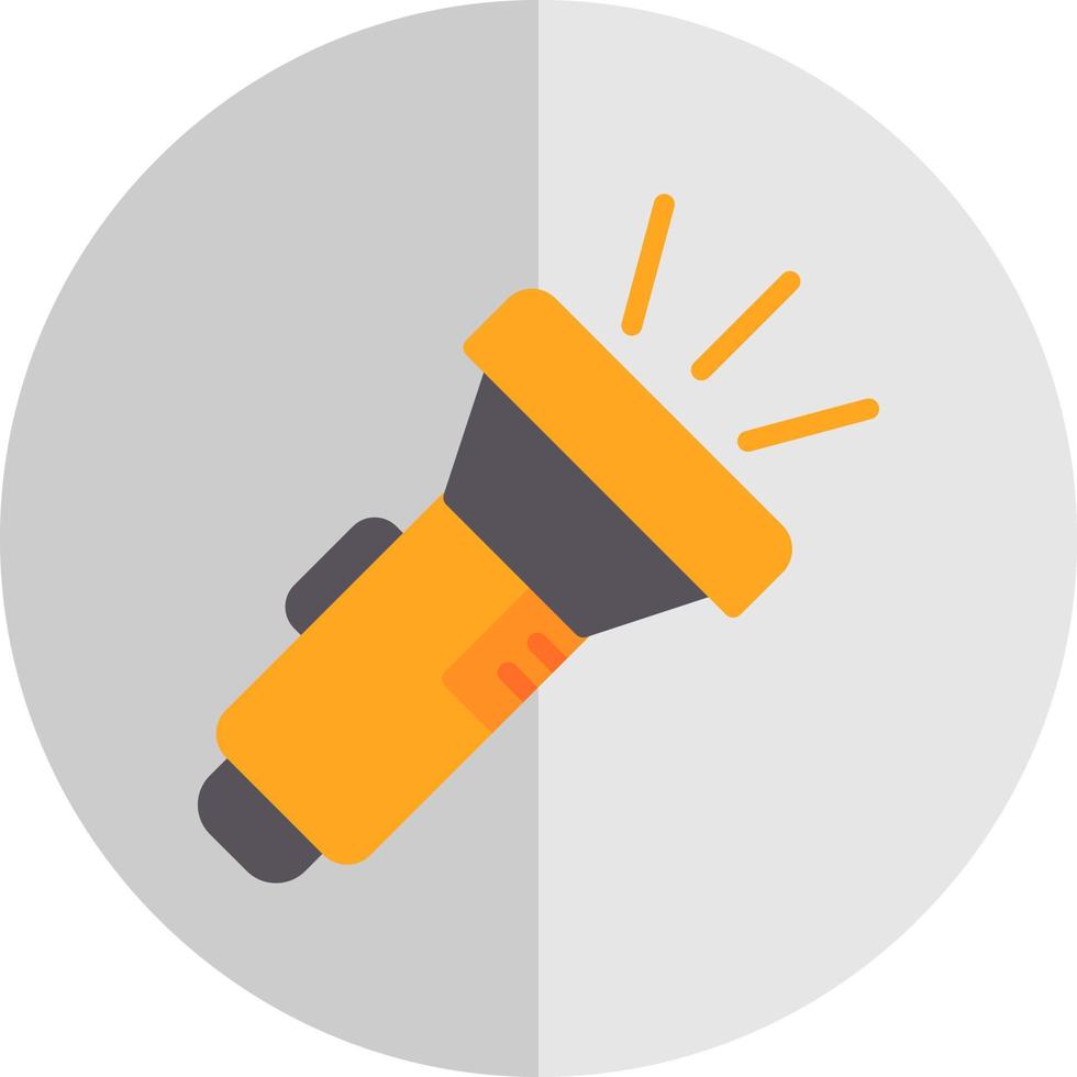 Flashlight Vector Icon Design