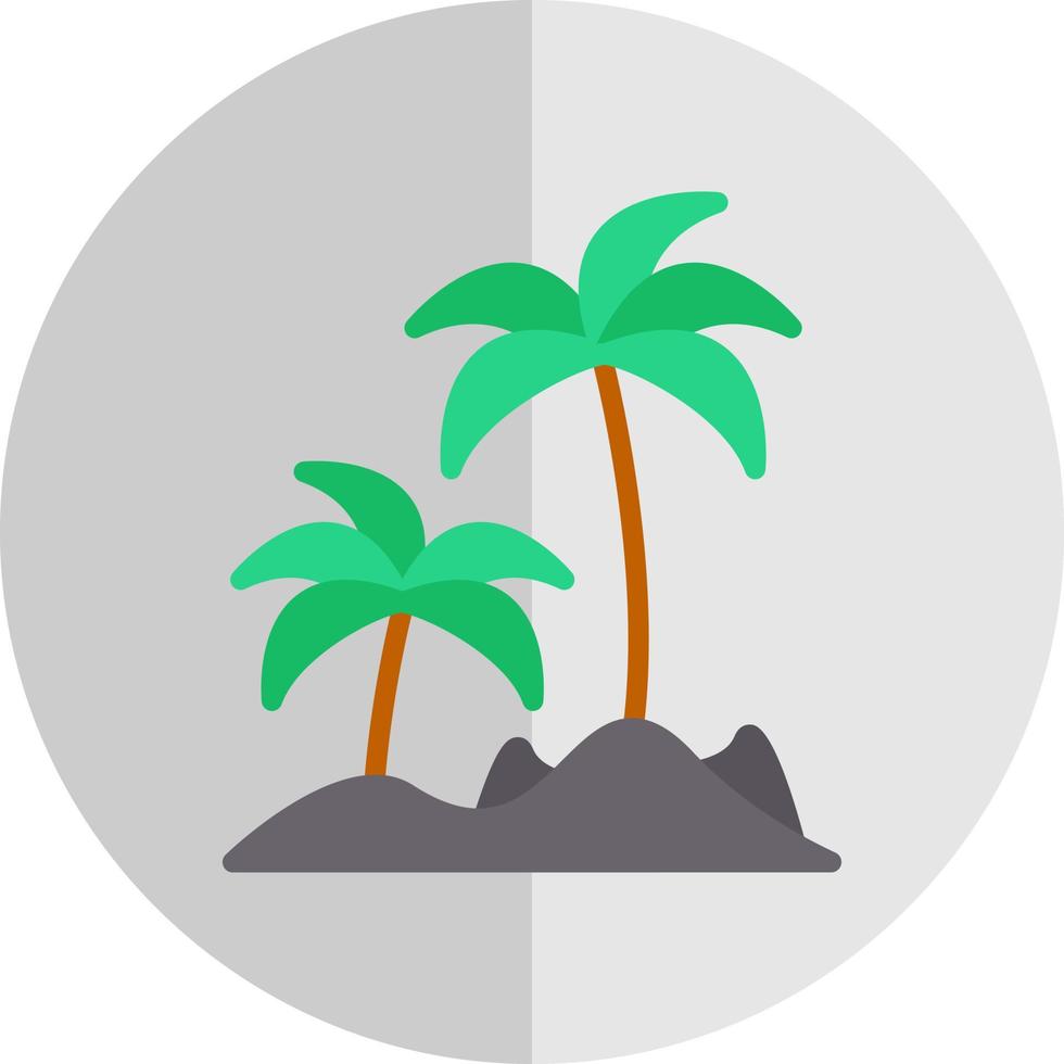 diseño de icono de vector de isla