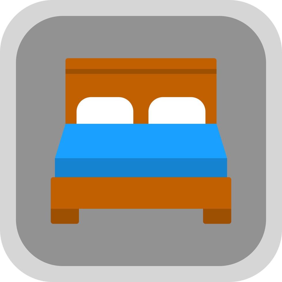 Bed Vector Icon Design