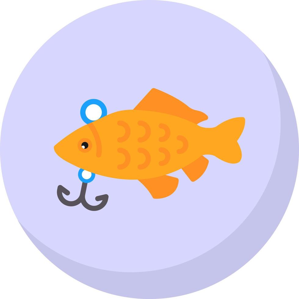 diseño de icono de vector de cebos de pesca