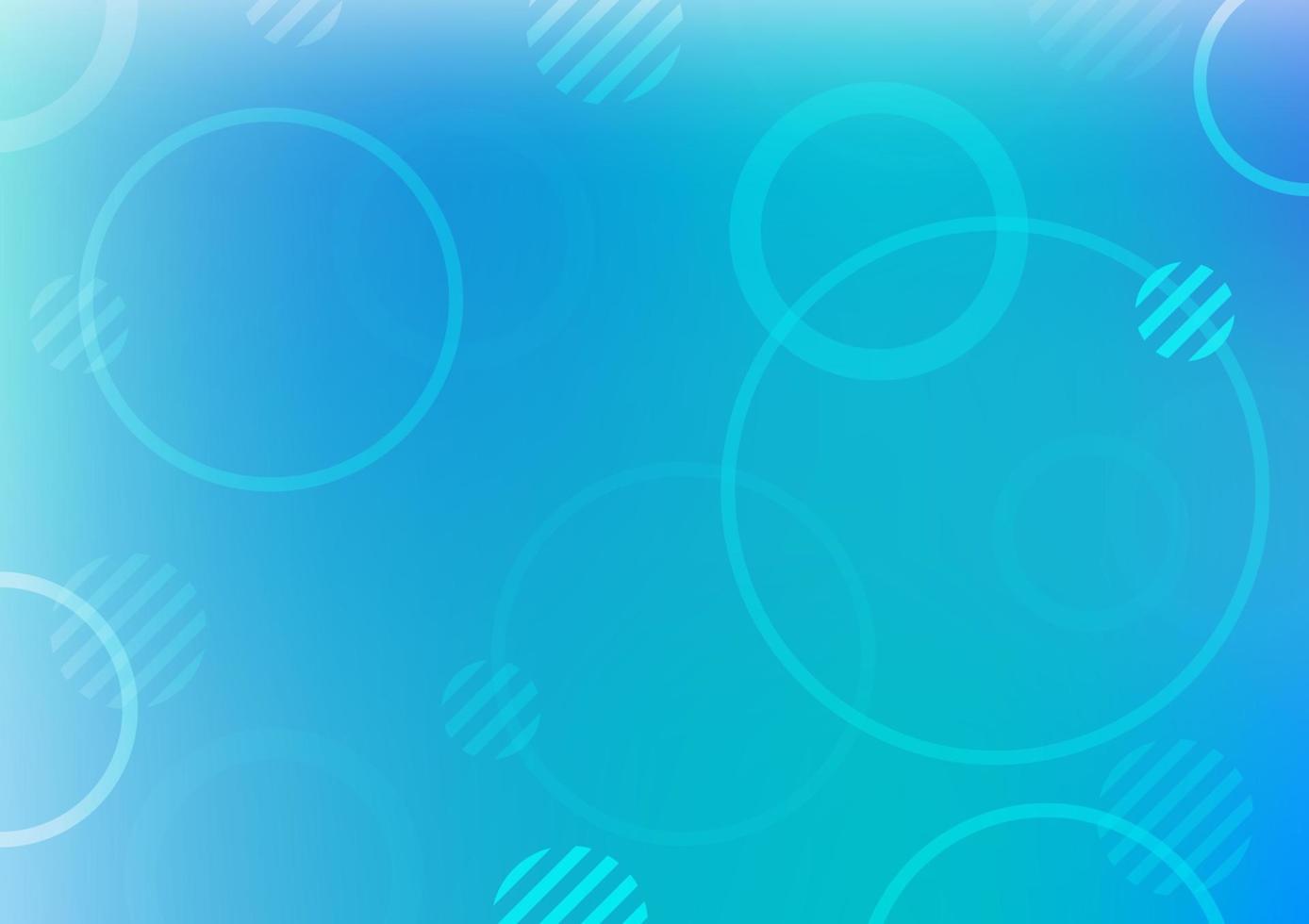 Abstract blue circle light bubbles fresh background vector and illustration