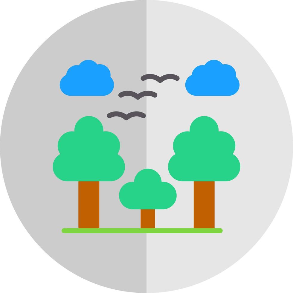 diseño de icono de vector de bosque