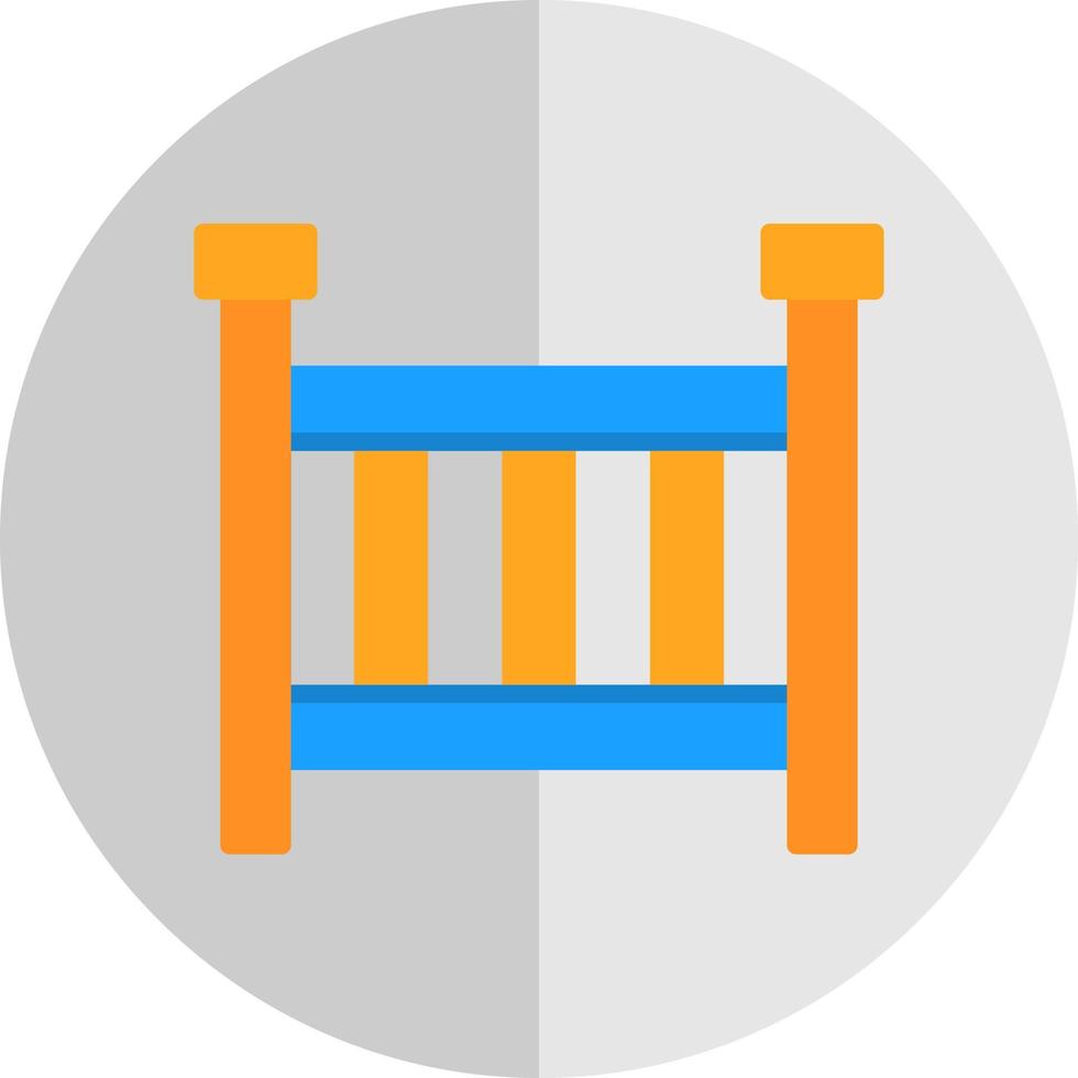 Crib Vector Icon Design