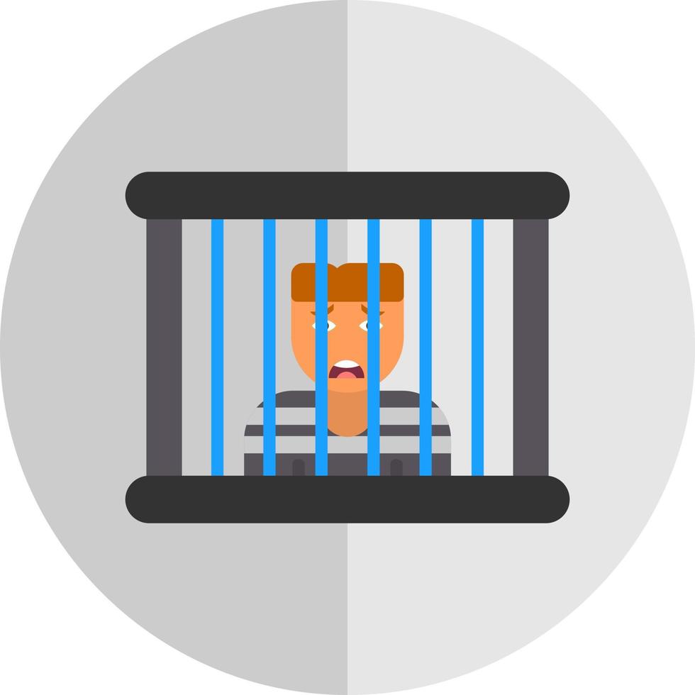 Prisoner Vector Icon Design