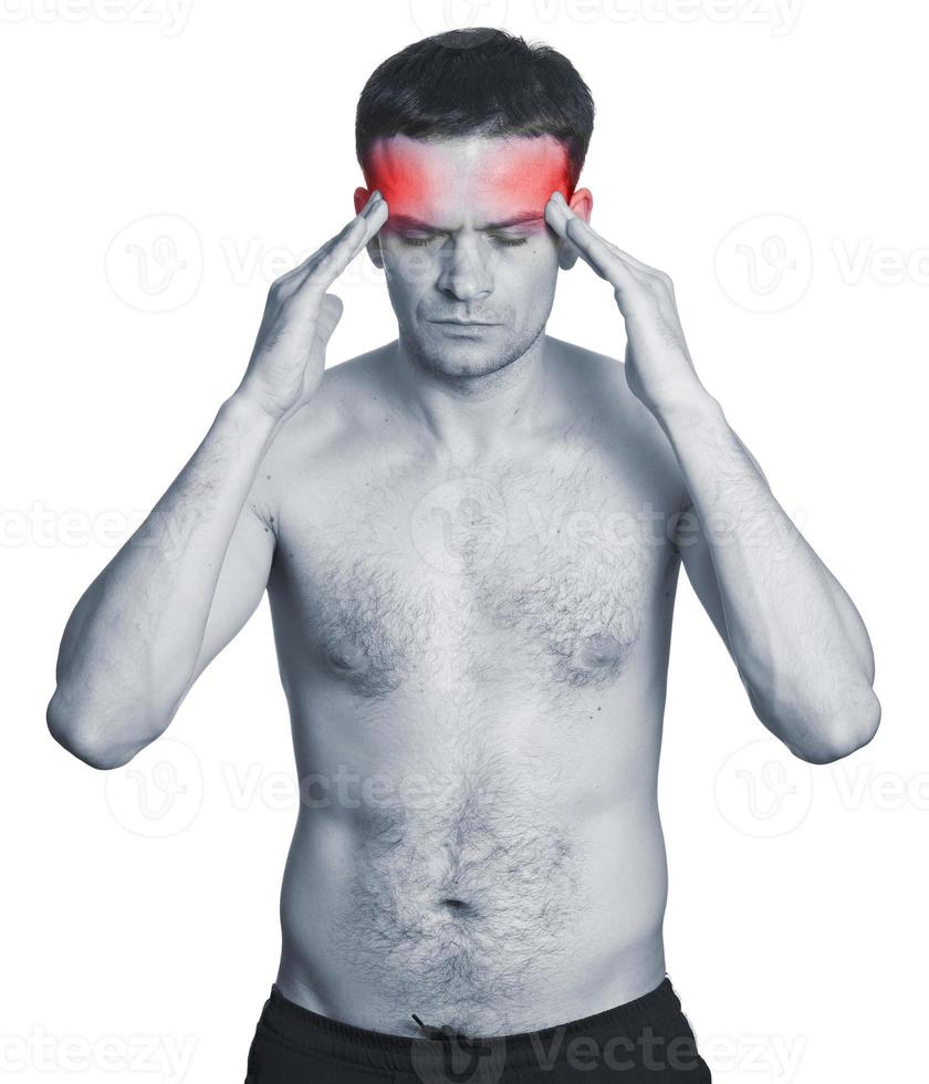 Man with headache photo