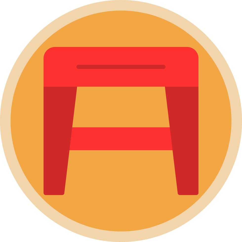 Stool f Vector Icon Design