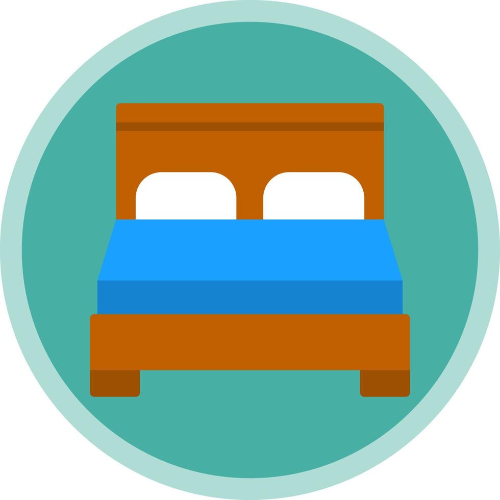 Bed Vector Icon Design