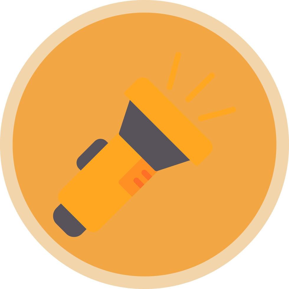 Flashlight Vector Icon Design