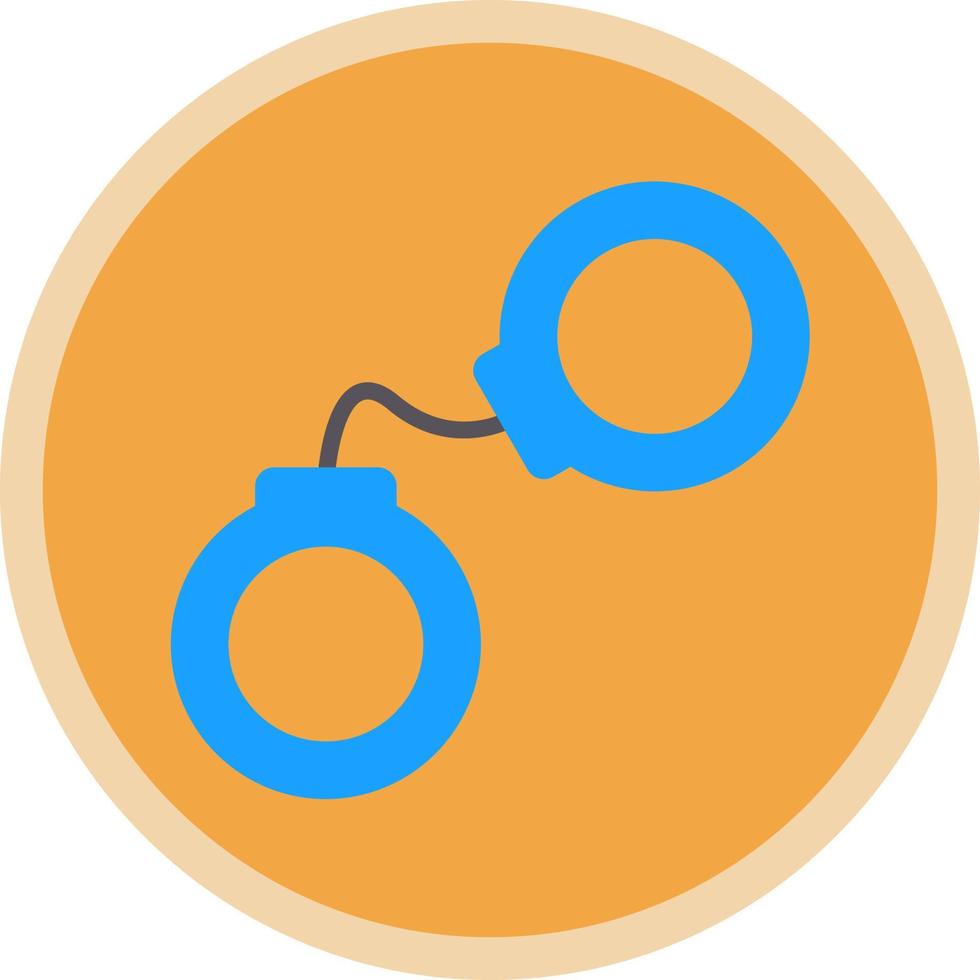 Handcuffs Vector Icon Design