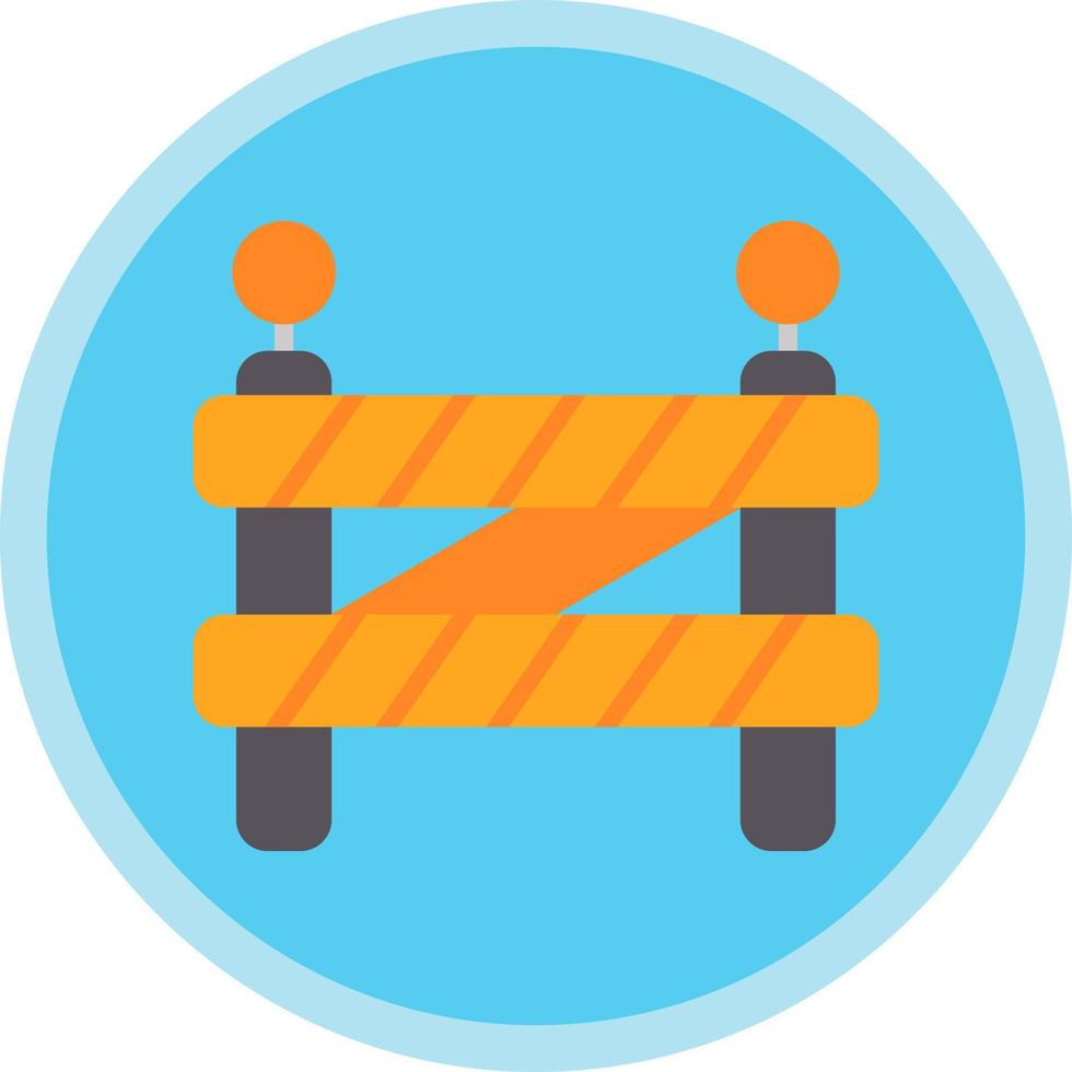 Police Line Vector Icon Design
