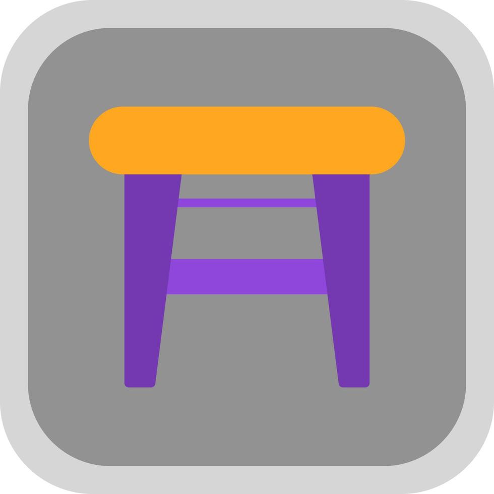 Stool Vector Icon Design