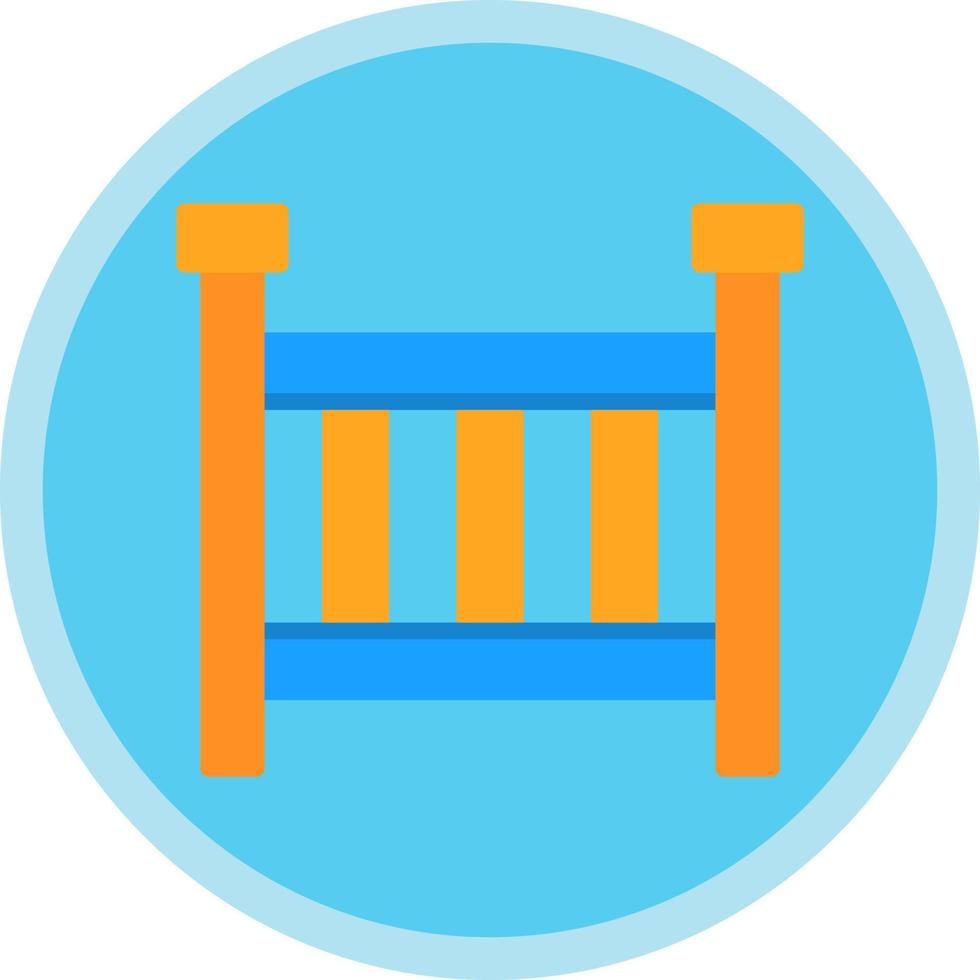 Crib Vector Icon Design