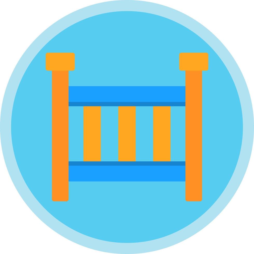 Crib Vector Icon Design