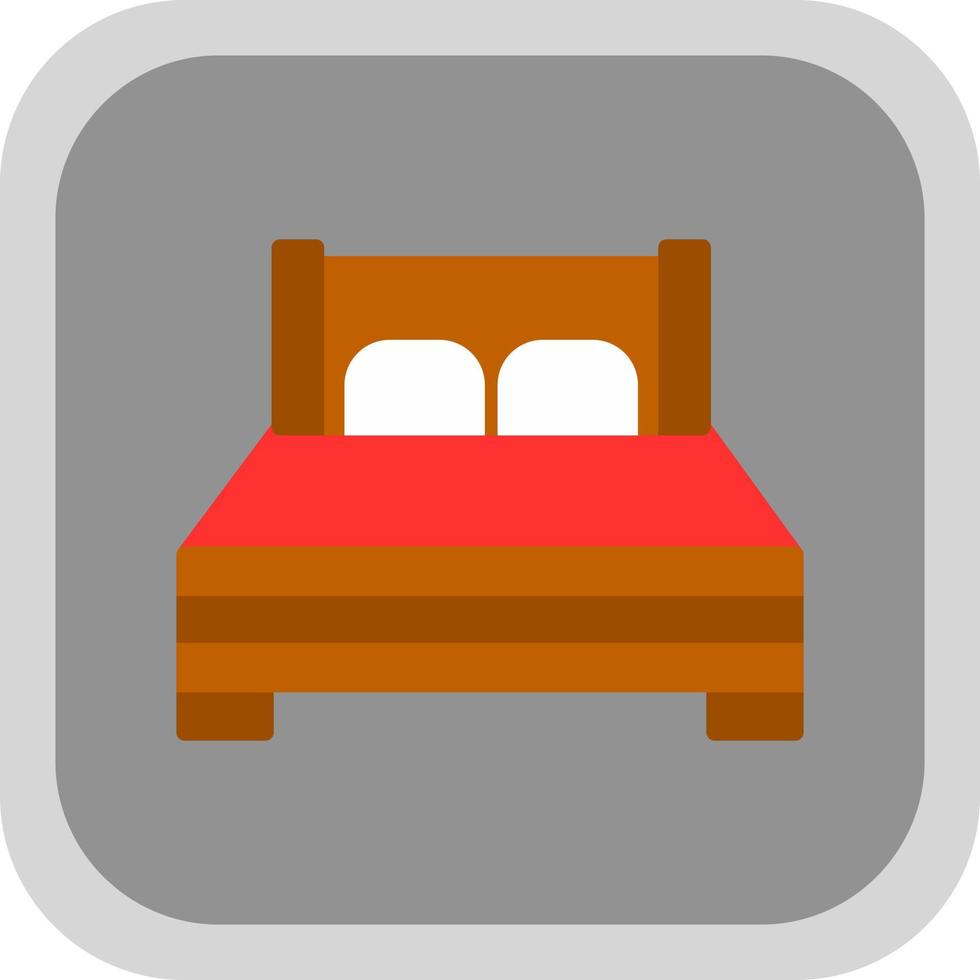 Bed Vector Icon Design