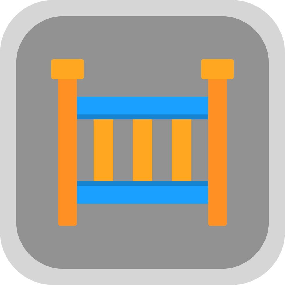 Crib Vector Icon Design