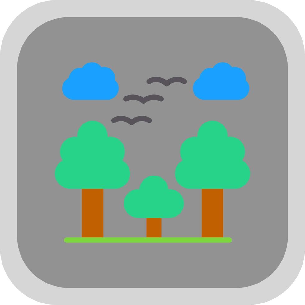 diseño de icono de vector de bosque