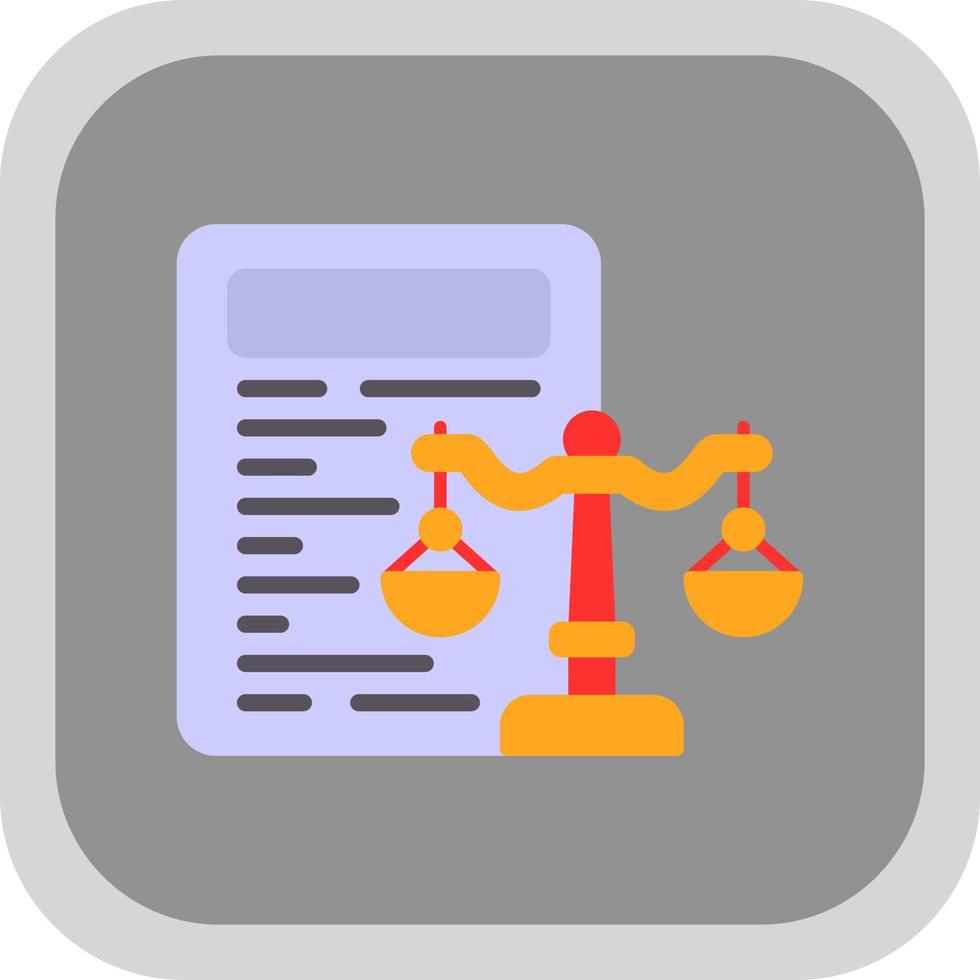 Law Vector Icon Design