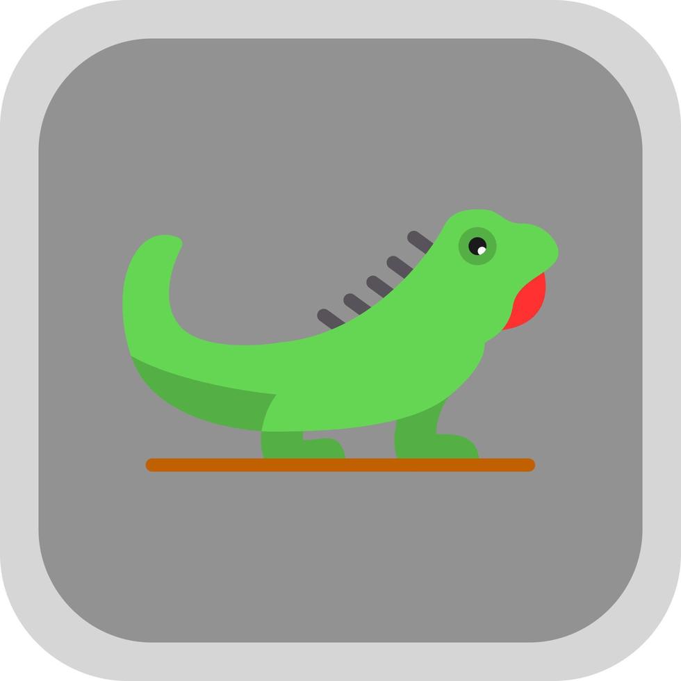 Iguana Vector Icon Design